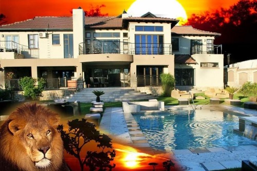 Africa Paradise Airport Guest Lodge buitenkant